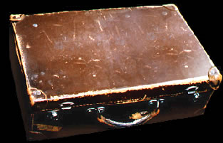 Open suitcase